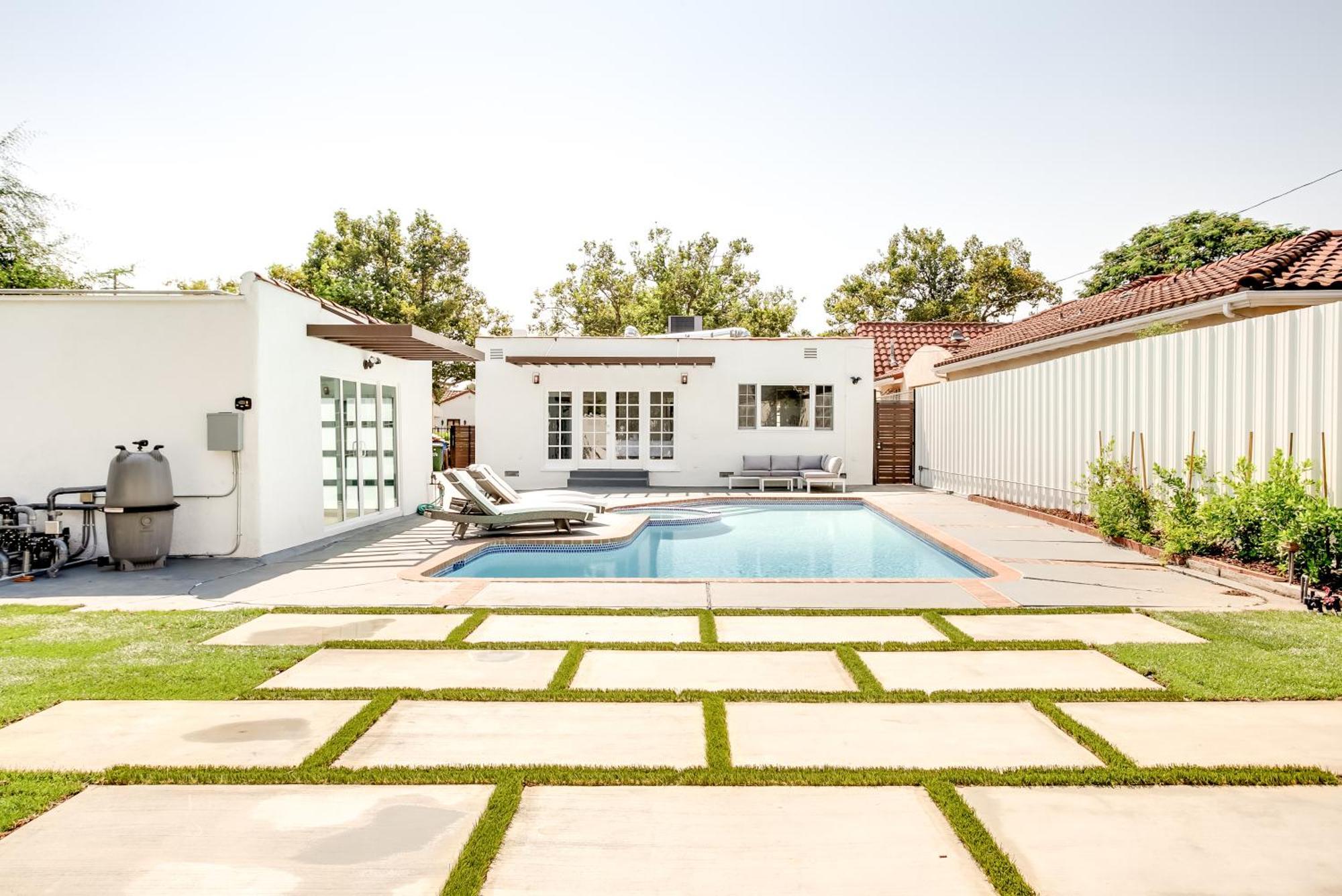 Monthier Melrose Po7H2O0 Villa Los Angeles Bagian luar foto